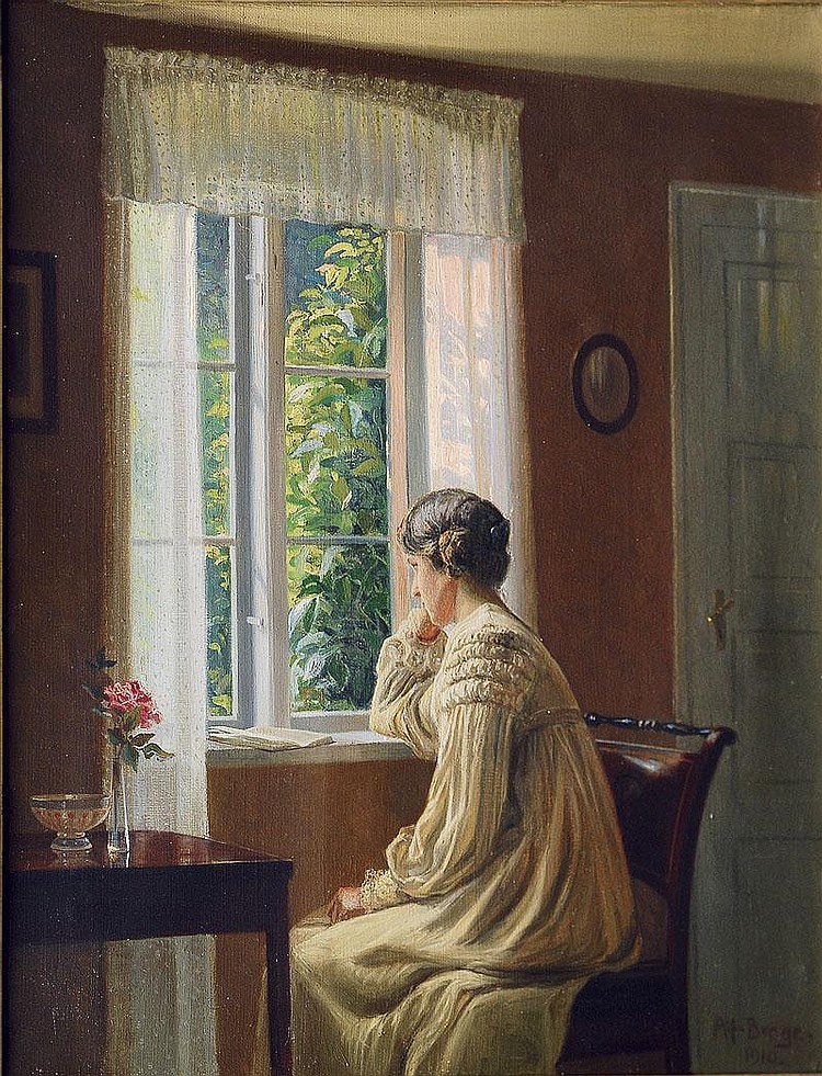 Картина у окна. Karl Harald Alfred Broge художник. Альфред Броге (Alfred Broge). Альфред Броге (1870-1955). Альфред Броге картины.